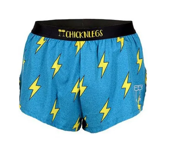 ChicknLegs 2 inch split short Blue Bolts