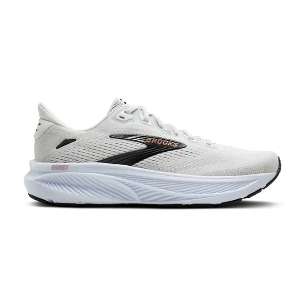Brooks Women's Ghost 18 White/Black/Rose Gold