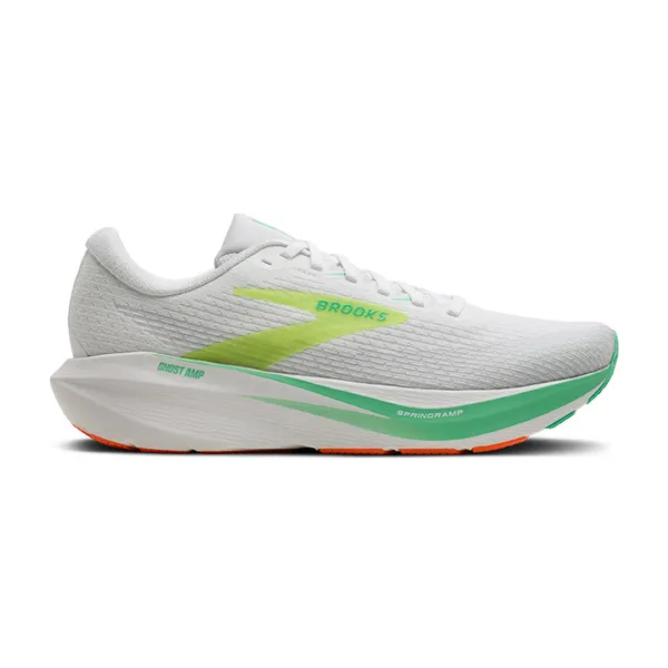 Brooks M Ghost Amp White/Paradise Green/Nightlife
