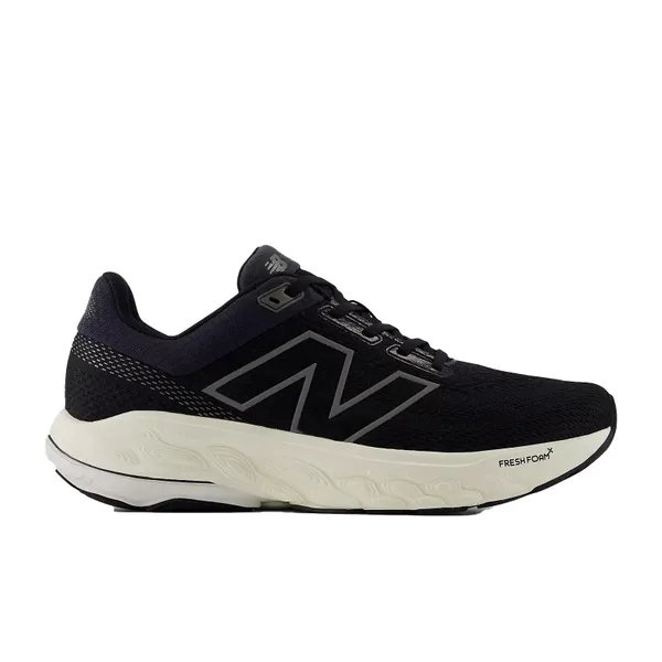 New Balance Men's Fresh Foam X 860v14 Black with phantom and sea salt