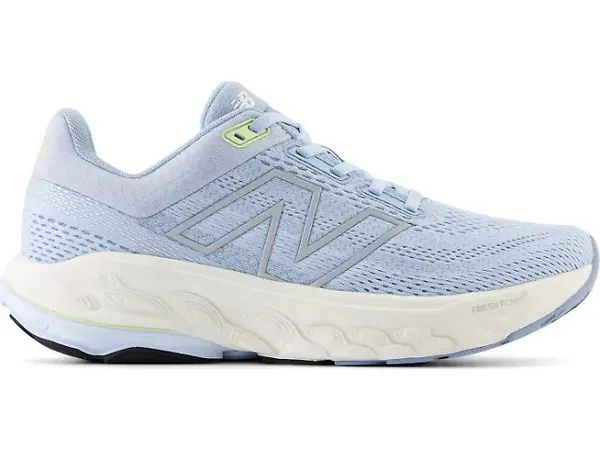 New Balance Women's Fresh Foam X 860v14 Light chrome blue with limelight and bleached lime glo