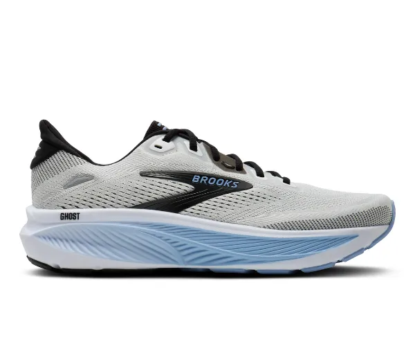 Brooks Men's Ghost 18 White/Black/Open Air